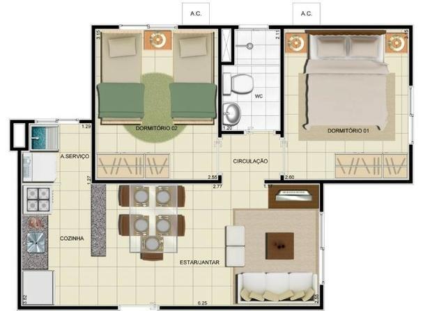 Alugo Lindo Apartamento com Quartos no condomínio Villa Jardim Azaleia - Foto 5