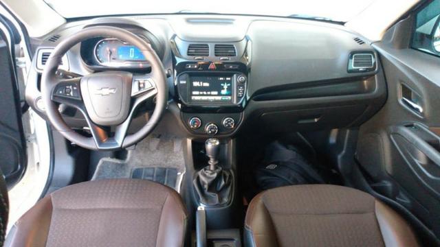 Cobalt LTZ 1.8 economic c/ gnv e banco de couro - pronto p/ uber Black - Foto 13