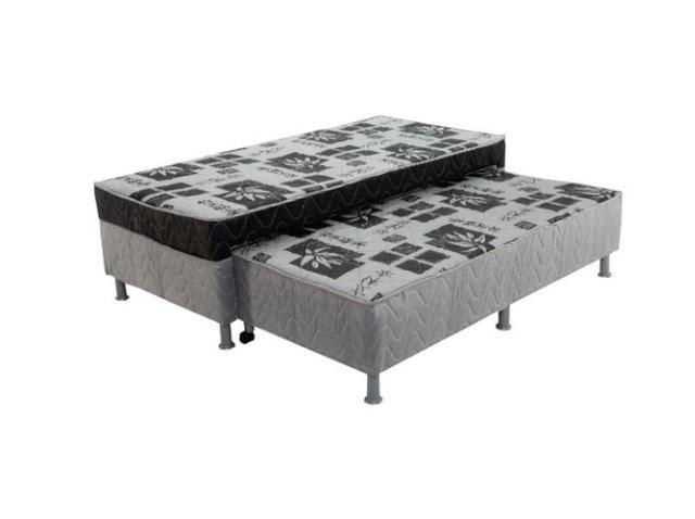 Festival das camas! Colchobox com auxiliar 88x188x044 Espuma Gardênia *