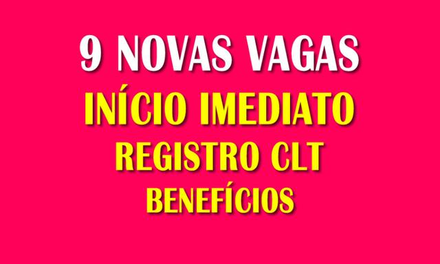 9 vagas para Vendedora interna ( feminino )