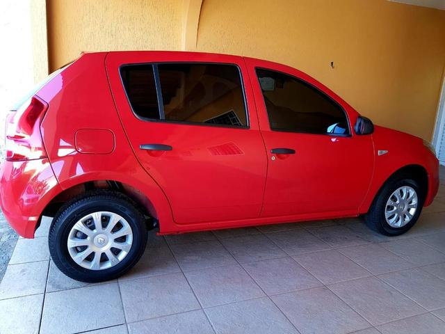 Sandero 1.0 como novo aceito propostas - Foto 4
