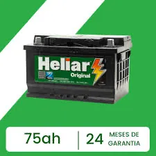 Bateria Heliar 75amp 670,00 Com 24 Meses de Garantia Original