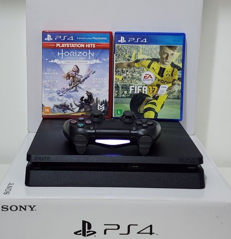 Playstation 4 Slim 1tb - Jogos Gow Ragnarok + Horizon - Ps4