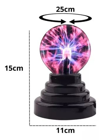 Bola De Cristal De Plasma - Esfera De Raios - Foto 6