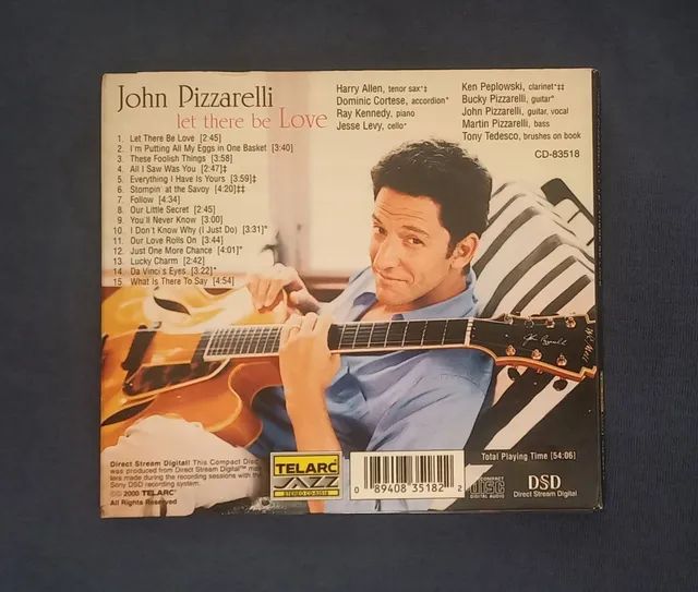 Cd John pizzarelli Let There be Love (importado/digipack excelente estado) - Foto 5