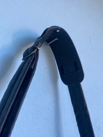 Bolsa de Couro Grande Preta - Foto 4