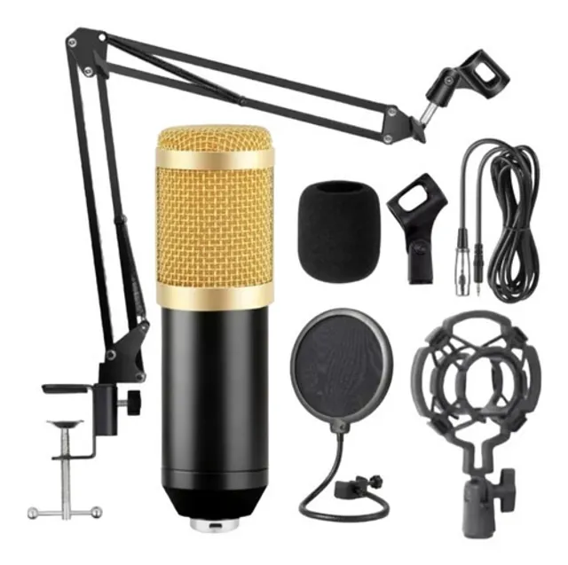 Microfone profissional Kit podcast completo