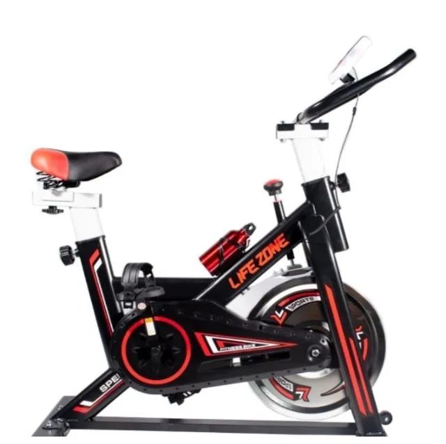 Bicicleta ergométrica mecânica spinning Speed Race suporta até 150kg