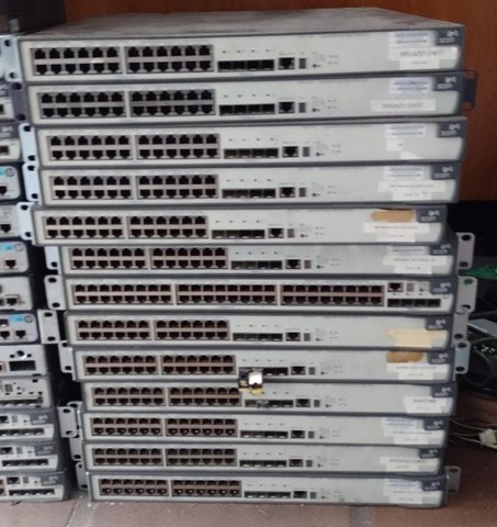 Switch 3Com 24 portas 10/100 3CR17171-91 4 SFP slots - Foto 3