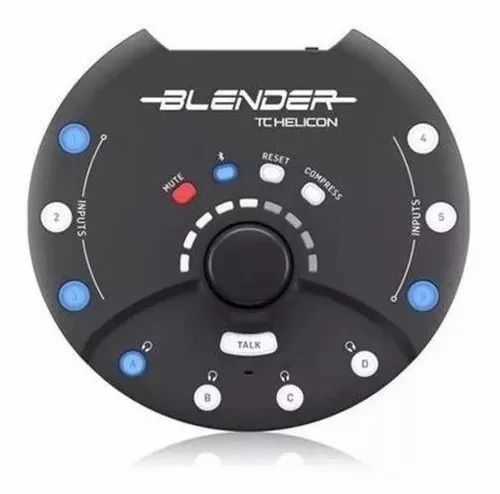 Interface De Audio Blender Tc Helicon Mixer Analógico C/ Cor Preto - Foto 2