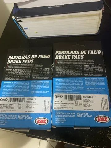 Pastilhas de freio CBR 600f Abs/ Hornet / Cb 300/ XRE entre outras - Motos  - Jabotiana, Aracaju 1269044407