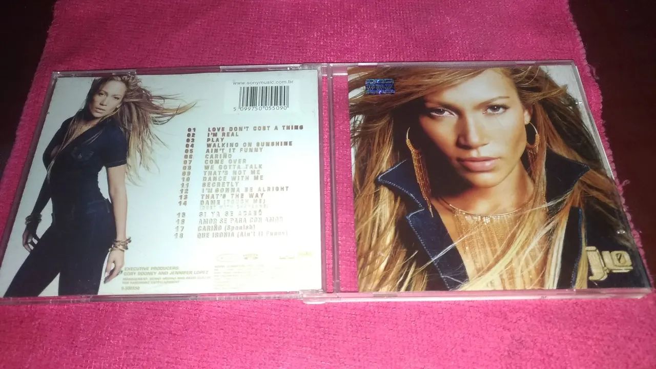 Jenifer Lopes Cd original, bom estado. Envio a qq localidade. E outros.