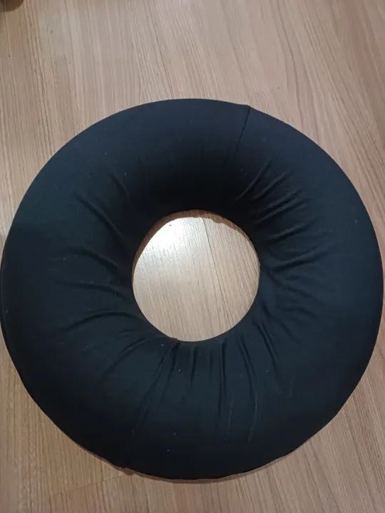 assento redondo almofadado