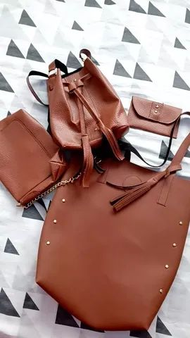Kit Bolsas Femininas 4 peças Lançamento - Foto 3