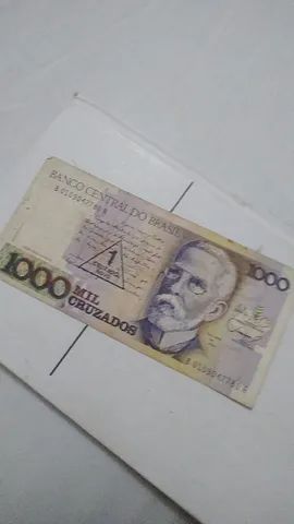 Notas originais 1 brasileira e 1 italiana