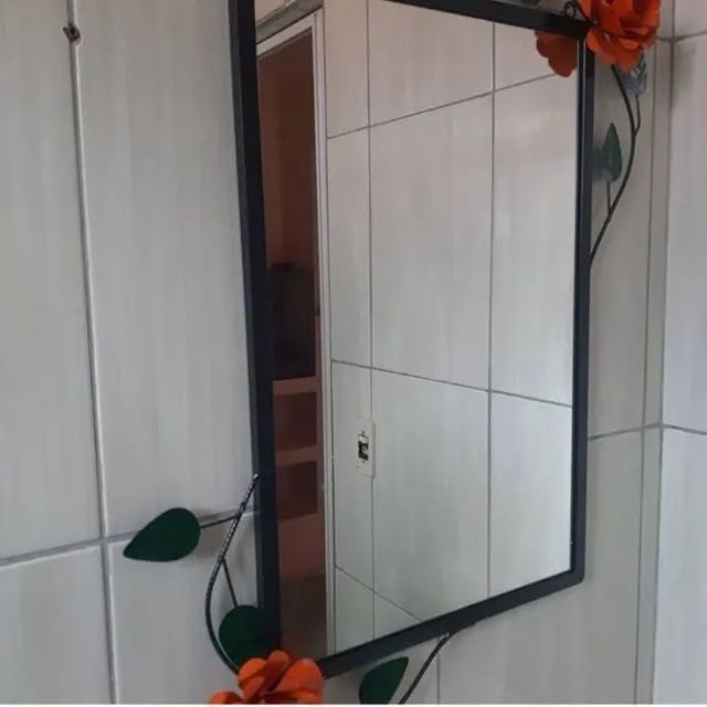 Moldura para espelho com rosas  - Foto 4