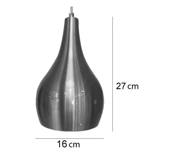 NOVA | Luminária Pendente Cobre Bronze Soquete E27 - Fazemos Entrega - Foto 4