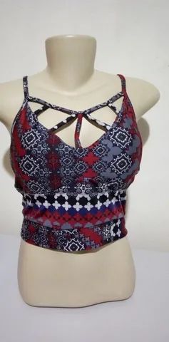 Blusa cropped kit com 6 unidades - Foto 2
