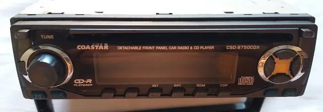 CD player automotivo (com defeito), marca  Coastar, modelo CSD-8750 CDX, com chicote, - Foto 4