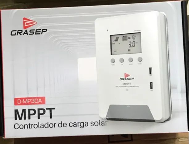 Controlador De Carga Solar Grasep D-MP30A 30a Mppt Usb 5v 12v-400w 24v-800w - Foto 2
