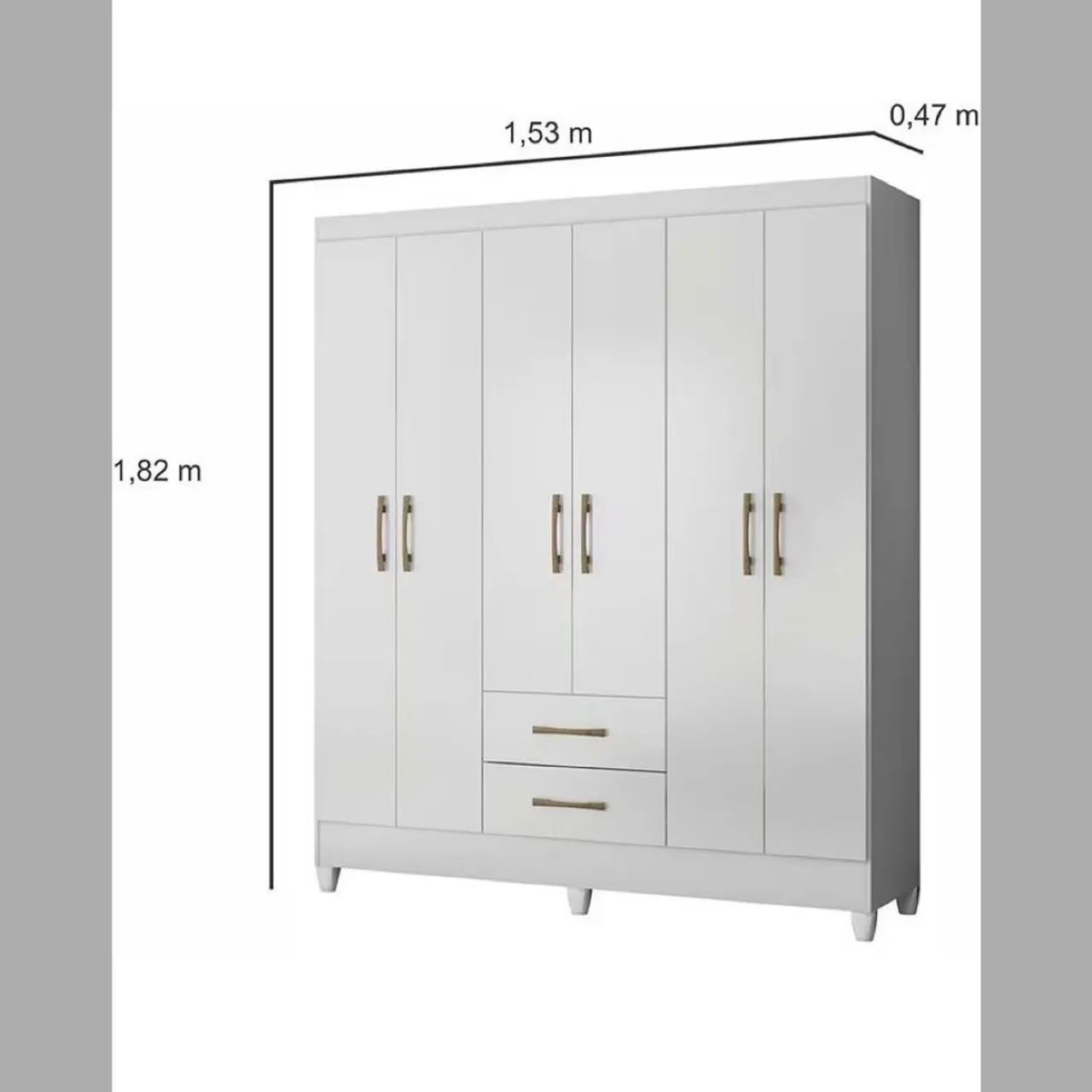 Guarda roupa novo - parcelo e entrego