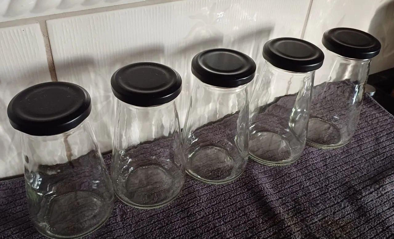 Vendo 5 potes de vidro  - Foto 2