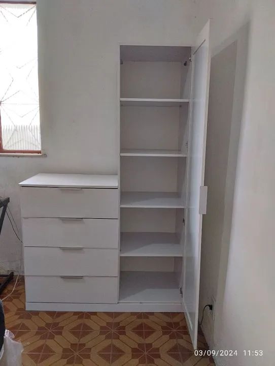 Cômoda sapateira com espelho  - Foto 2