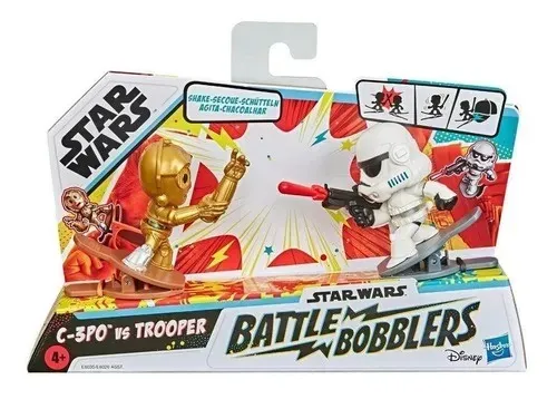 Figura Star Wars Battle Bobblers C3po Vs Trooper E8026