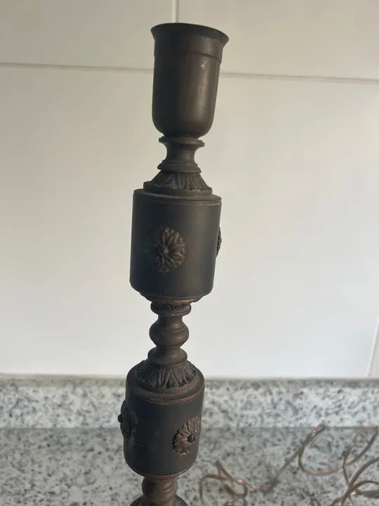 Abajur de bronze - Foto 3