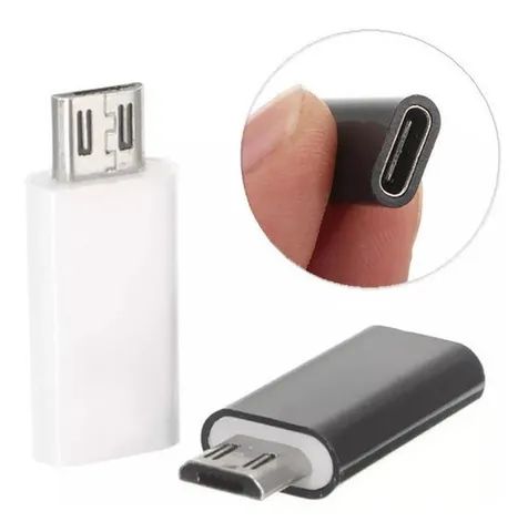 Adptador Corversor Micro Usb Para Tipo C - Foto 2