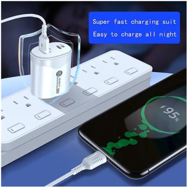 Produto Novo Carregador de Celular 38W com cabo USB tipo-C - Foto 4