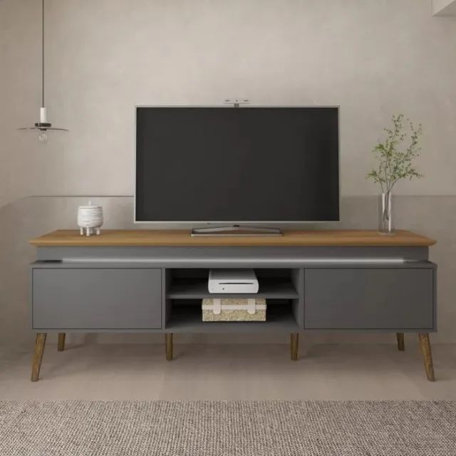 Rack Bancada Para TVs até 75 Polegadas 2 Porta C/LED 1.80M. Produto Novo Direto de Fábrica