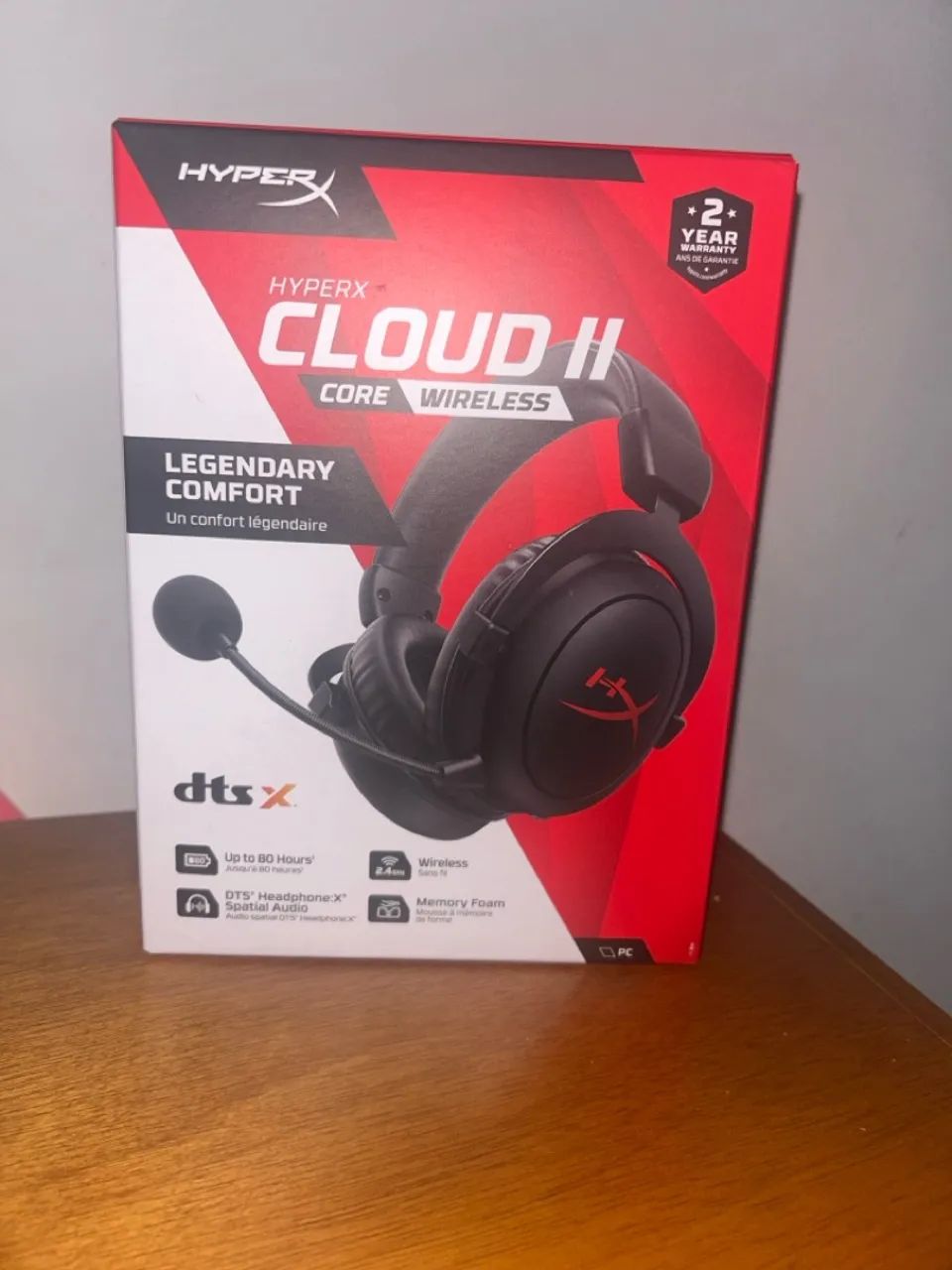 HyperX Cloud Core Wireless - Fones de Ouvido Sem Fio para PC e PS4 - Foto 3