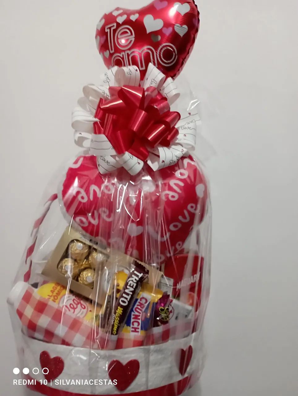 Cesta de Presente Romântica - Gastronomia e Hotelaria - Foto 2