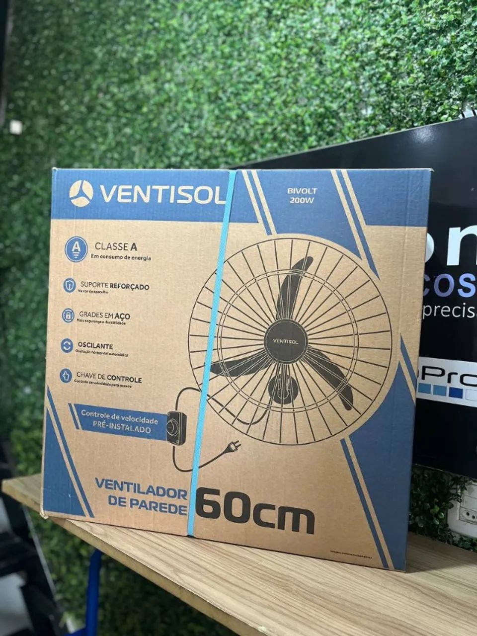 Ventilador de Parede 60CM 200W - VENTISOL - PRODUTO NOVO COM GARANTIA