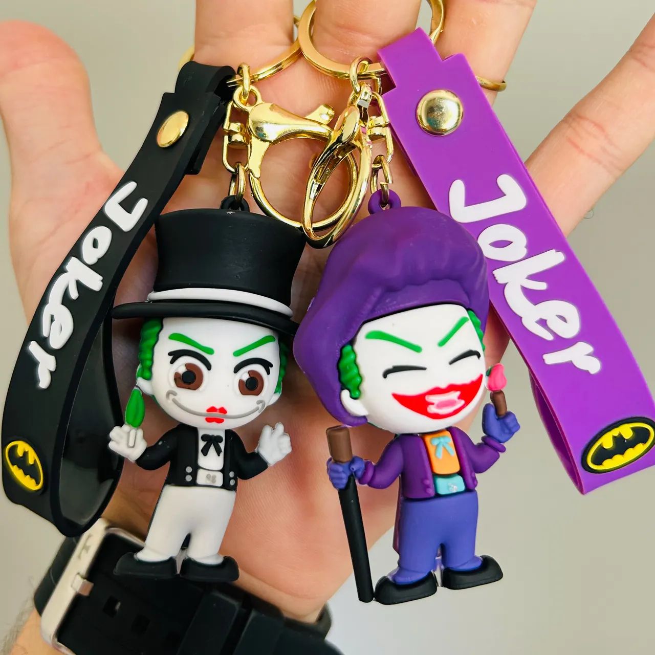 Chaveiros DC Batman, Arlequina, Coringa - Foto 2