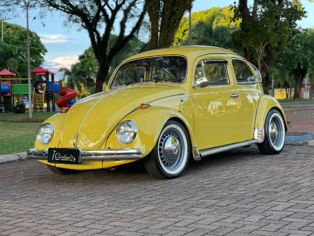 VW Fusca 1500 1973 - Amarelo Texas - Gasolina