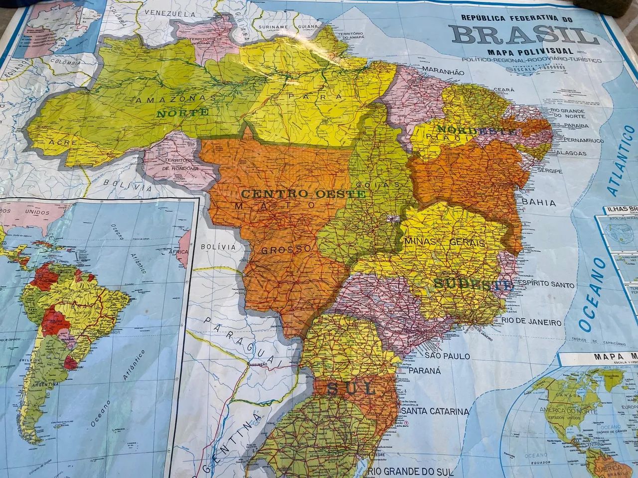 Mapa Brasil Polivisional - Editorial Focus - Foto 2
