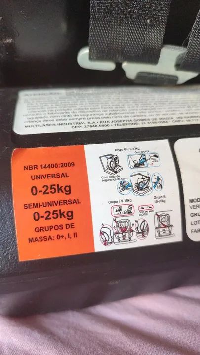 Cadeirinha para carro Multikids Baby - Foto 3