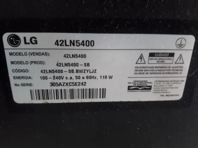 01- VENDO TV LED LG DE 42 POLEGADAS COM DEFEITO DE TELA - Foto 3