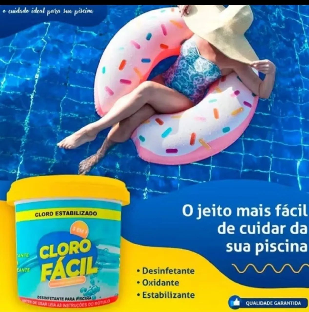 CLORO FACIL 3 EM 1 ULTRACLOR 2,5 KG