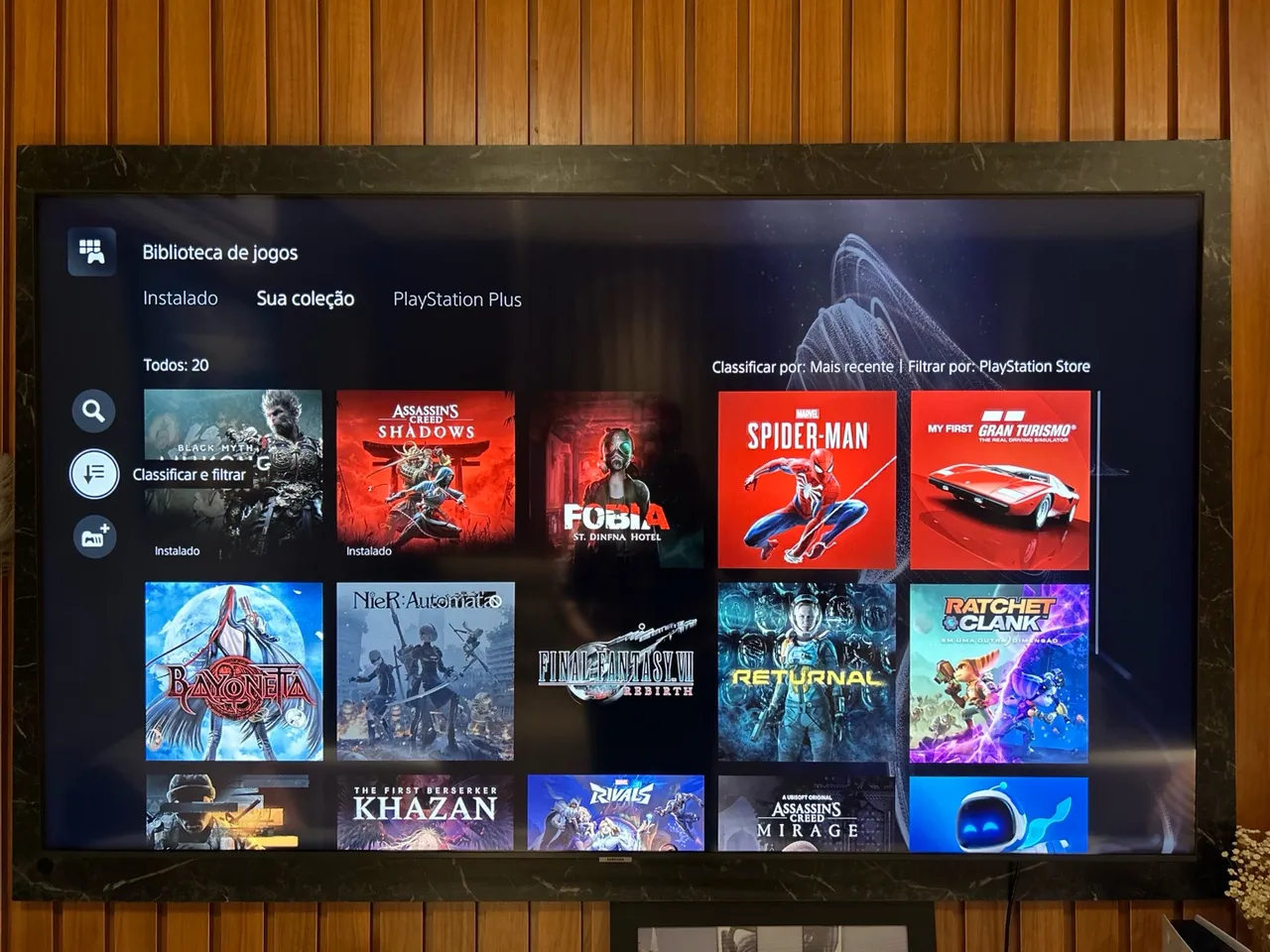 PlayStation 5 - Biblioteca de Jogos Incrível e Suporte para ficar em pé!