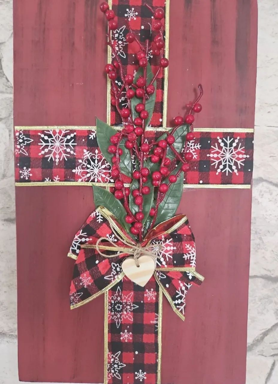 Quadro Natal (vermelho) - Foto 4
