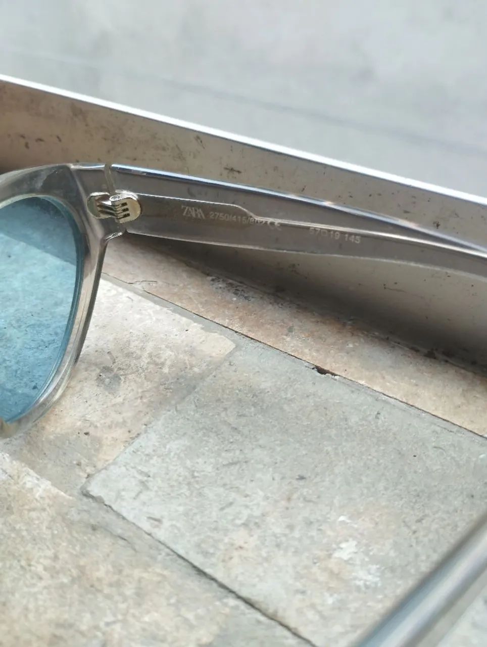 Óculos de Sol Zara com Lentes Azuis - Foto 2