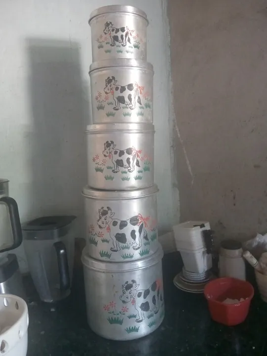 Conjunto de potes de cozinha