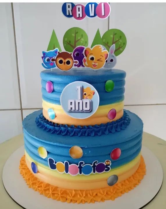 Bolo de aniversário infantil e personalizados,faço qualquer modelo ou tema. - Foto 3