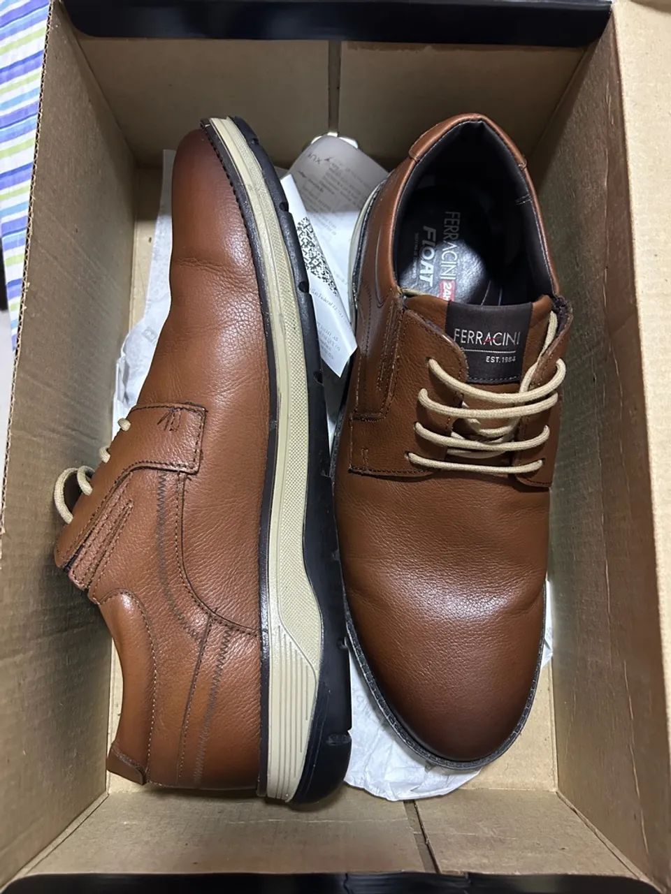 Sapatos Masculinos Marrom Ferracini n38 - Foto 4