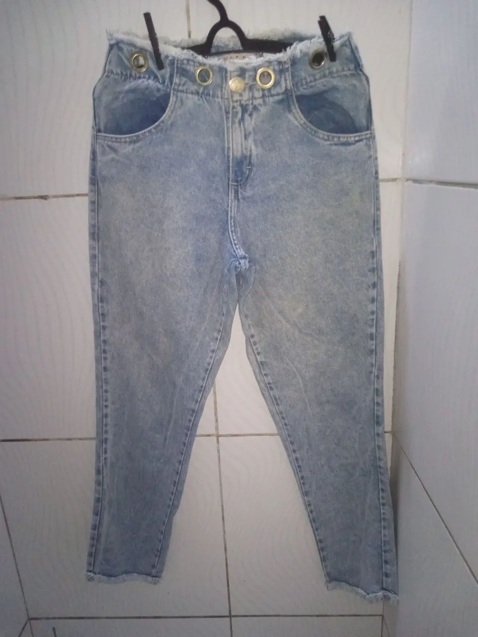 Calça Jeans MORAH Denim Feminino N;38 - Foto 5