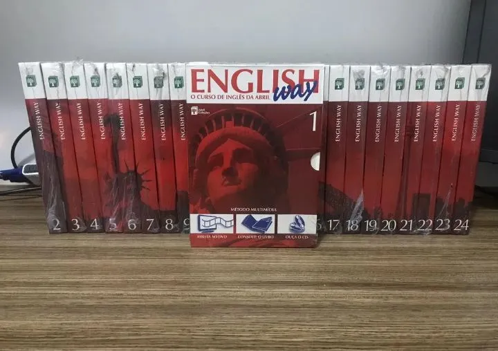Curso de Inglês English Way Completo - 24 DVDs