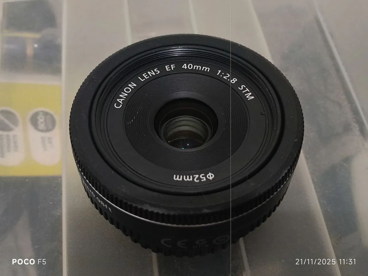 Lente Canon EF 40mm F2 8 - Acessórios para Câmeras e Filmadoras